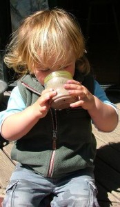 Kahu during smoothie