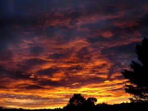 Sunset from Deck
