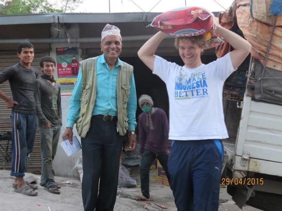 Sam Johnson in Nepal