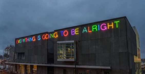 Martin Creed, EIGTBA, 2015. Commissioned by Christchurch Art Gallery Foundation. Photograph: John Collie